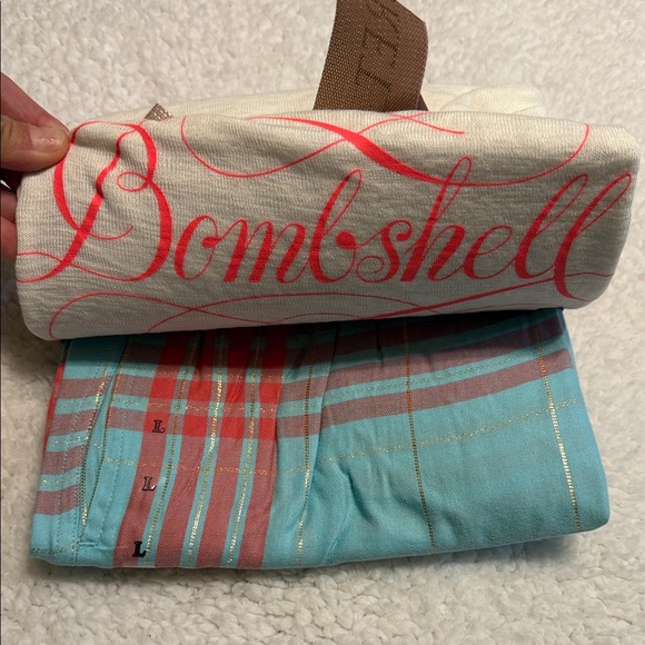 Victoria's Secret Cream and Blue Pajama set - Picture 6 of 6